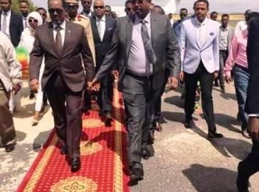 Somali president visit to Jijiga ethiopia
