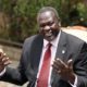 South Africa holds South Sudan rebel Machar as "guest"