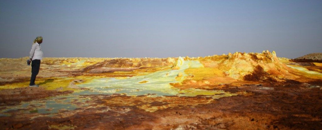 Dallol Ethiopia - one of the hottest and inhospitable places