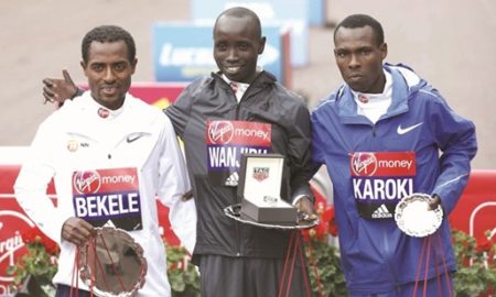 Wanjiru holds off Bekele as Keitany breaks record