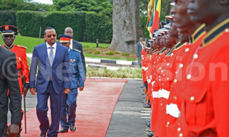 Ethiopia’s PM in Uganda in Official Visit