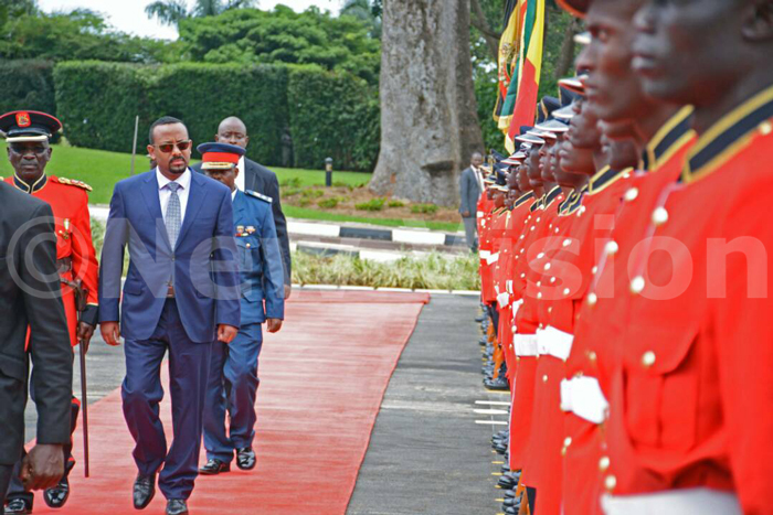 Ethiopia’s PM in Uganda in Official Visit